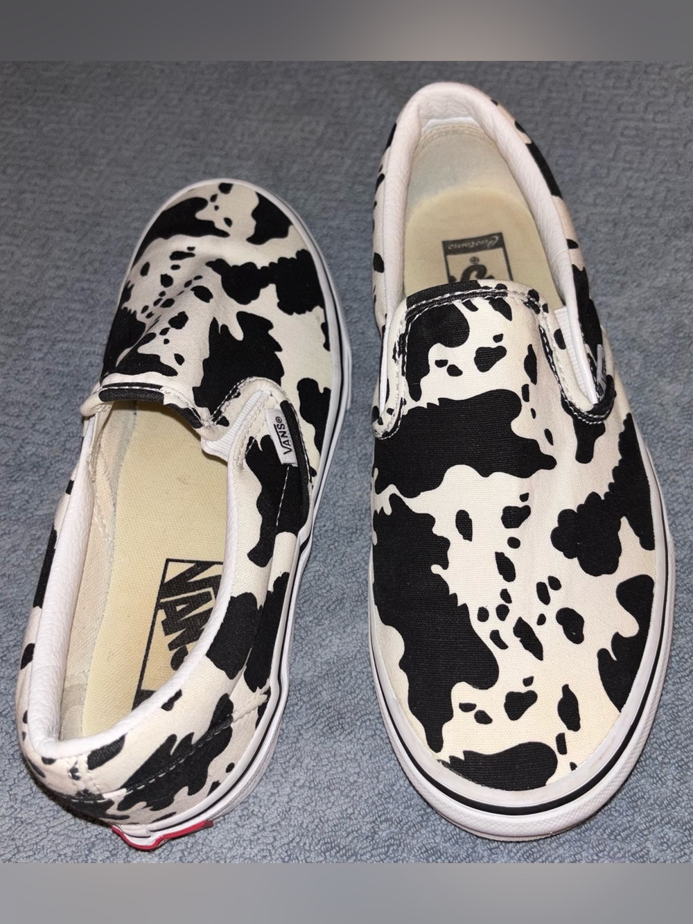 Vans Customs Classic Slip-On Cow Print - NWOT Sz. 8 - Picture 5 of 6